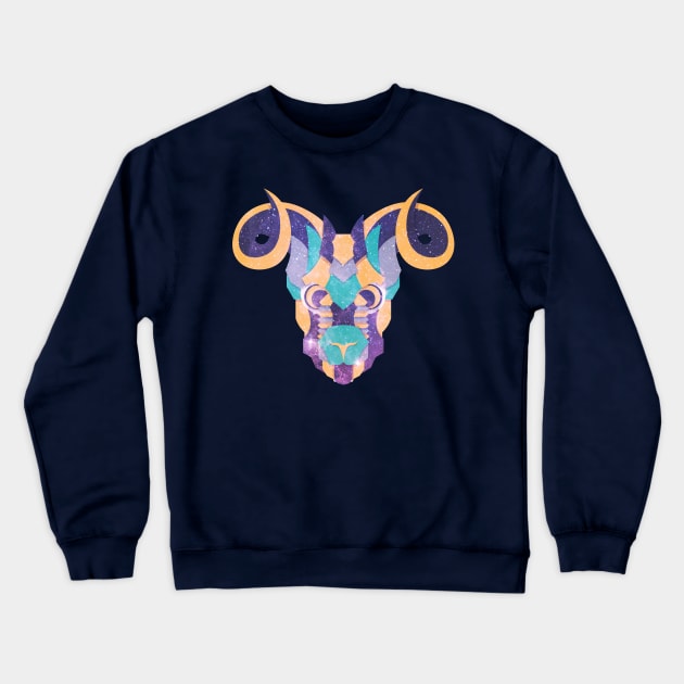 Aries Astrological Sign Crewneck Sweatshirt by Gemini DayDreamer